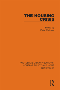 Cover image: The Housing Crisis 1st edition 9780367683016