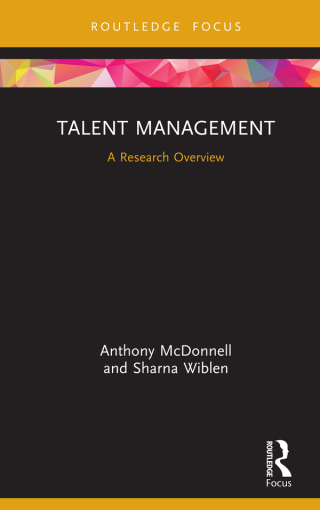 Cover image: Talent Management 1st edition 9780367358631