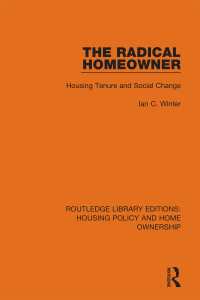 Cover image: The Radical Homeowner 1st edition 9780367685416