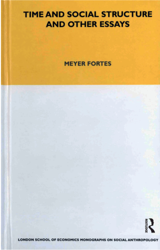 Imagen de portada: Time and Social Structure and Other Essays 1st edition 9780367716677