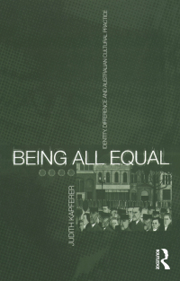 Cover image: Being All Equal 1st edition 9781859731062