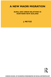 Cover image: A New Maori Migration 1st edition 9781859738993