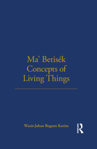 Immagine di copertina: Ma' Betisek Concepts of Living Things 1st edition 9781845200381