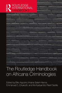 Cover image: The Routledge Handbook of Africana Criminologies 1st edition 9780367438616
