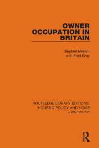 Cover image: Owner-Occupation in Britain 1st edition 9780367686017