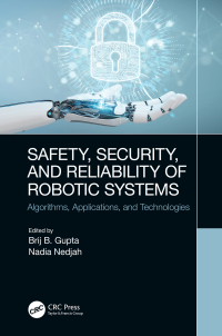 Imagen de portada: Safety, Security, and Reliability of Robotic Systems 1st edition 9781003031352