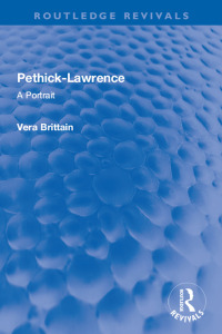 Cover image: Pethick-Lawrence 1st edition 9780367689957