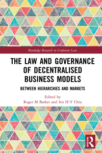 Imagen de portada: The Law and Governance of Decentralised Business Models 1st edition 9780367690755