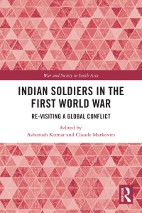 Titelbild: Indian Soldiers in the First World War 1st edition 9780367695767