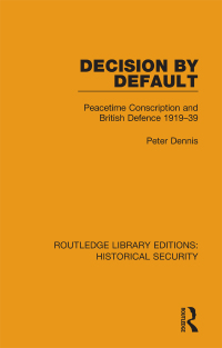 Omslagafbeelding: Decision by Default 1st edition 9780367635442