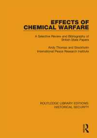 Omslagafbeelding: Effects of Chemical Warfare 1st edition 9780367649388