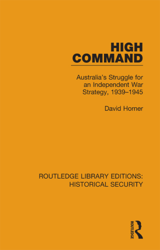 Cover image: High Command 1st edition 9780367636722