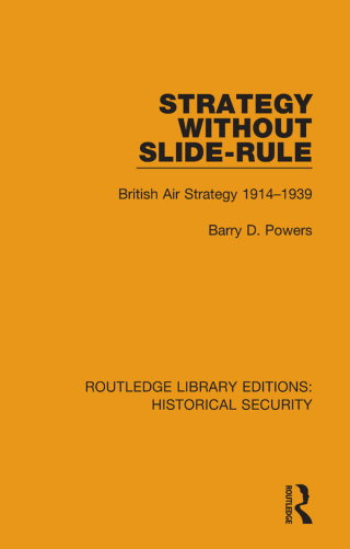 صورة الغلاف: Strategy Without Slide-Rule 1st edition 9780367644505