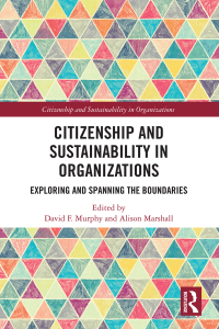 Omslagafbeelding: Citizenship and Sustainability in Organizations 1st edition 9780367366452