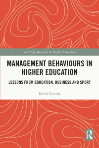 Immagine di copertina: Management Behaviours in Higher Education 1st edition 9780367561222