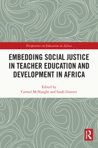 Titelbild: Embedding Social Justice in Teacher Education and Development in Africa 1st edition 9780367348533