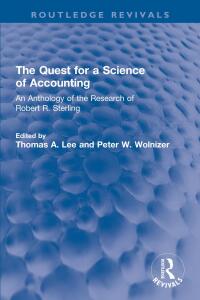 表紙画像: The Quest for a Science of Accounting 1st edition 9780367698195