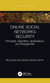 Cover image: Online Social Networks Security 1st edition 9780367619794