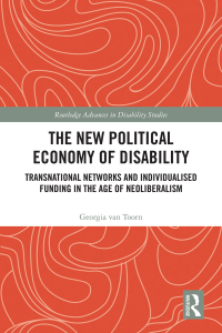 Cover image: The New Political Economy of Disability 1st edition 9780367686307