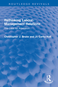 Imagen de portada: Rethinking Labour-Management Relations 1st edition 9780367686208
