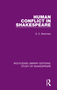 Omslagafbeelding: Human Conflict in Shakespeare 1st edition 9780367682439