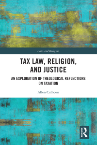 Titelbild: Tax Law, Religion, and Justice 1st edition 9780367483722