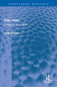 Cover image: Don Juan 1st edition 9780367721688