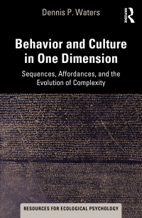 Cover image: Behavior and Culture in One Dimension 1st edition 9780367703295