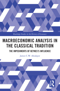 Immagine di copertina: Macroeconomic Analysis in the Classical Tradition 1st edition 9780367721930