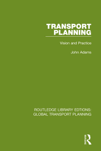 Cover image: Transport Planning 1st edition 9781032808819