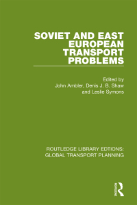 Omslagafbeelding: Soviet and East European Transport Problems 1st edition 9780367726065
