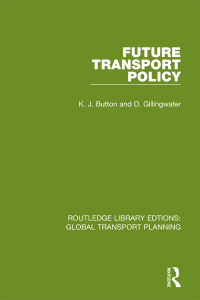 Imagen de portada: Future Transport Policy 1st edition 9780367726584