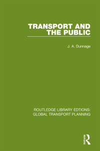 Cover image: Transport and the Public 1st edition 9780367740429