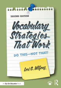 Cover image: Vocabulary Strategies That Work 2nd edition 9780367480608