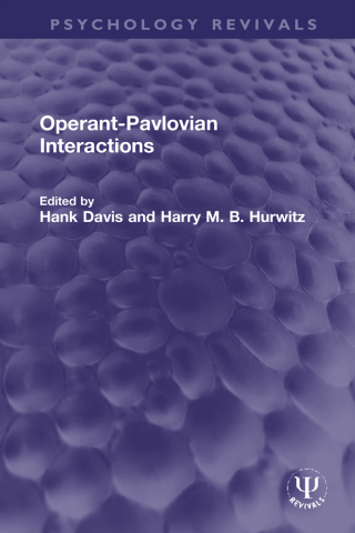 Cover image: Operant-Pavlovian Interactions 1st edition 9780367713416
