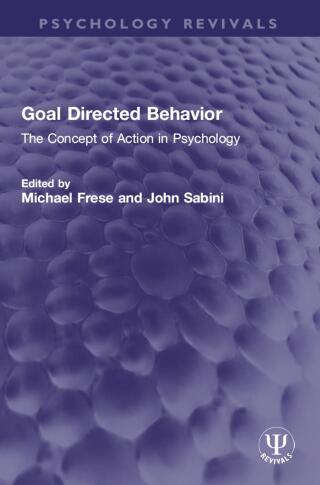 Imagen de portada: Goal Directed Behavior 1st edition 9780367714161