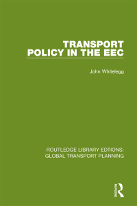 صورة الغلاف: Transport Policy in the EEC 1st edition 9780367742799