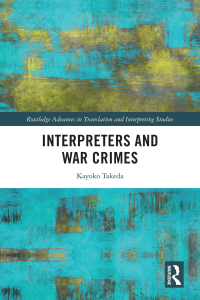 Cover image: Interpreters and War Crimes 1st edition 9780367557492