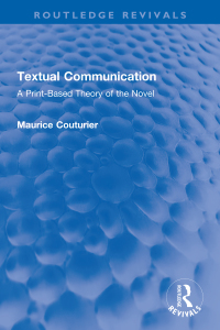 Cover image: Textual Communication 1st edition 9780367743239
