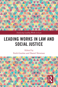 表紙画像: Leading Works in Law and Social Justice 1st edition 9780367714550
