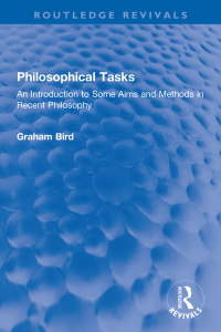 Cover image: Philosophical Tasks 1st edition 9780367746575