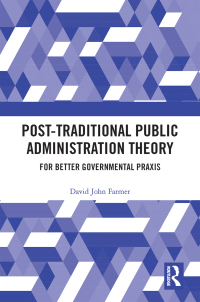 Imagen de portada: Post-Traditional Public Administration Theory 1st edition 9780367683054