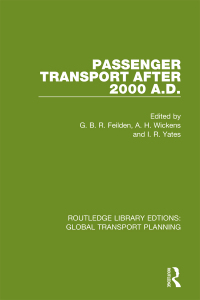 Cover image: Passenger Transport After 2000 A.D. 1st edition 9780367746506