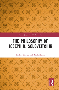 Cover image: The Philosophy of Joseph B. Soloveitchik 1st edition 9780367698942