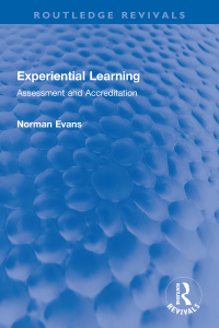 Cover image: Experiential Learning 1st edition 9780367750817