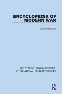 Cover image: Encyclopedia of Modern War 1st edition 9780367712983