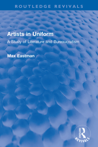 Cover image: Artists in Uniform 1st edition 9780367752101