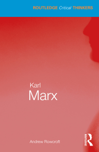 Cover image: Karl Marx 1st edition 9780367406189