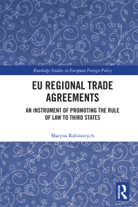Cover image: EU Regional Trade Agreements 1st edition 9780367468460