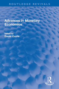 Cover image: Advances in Monetary Economics 1st edition 9780367759872